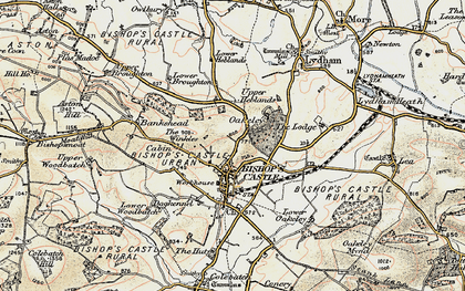 Old map of Castlegreen in 1902-1903