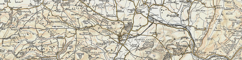 Old map of Castlegreen in 1902-1903