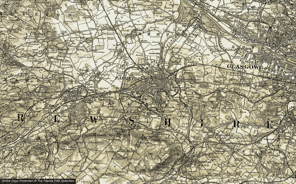 Old Map of Castlehead, 1905-1906 in 1905-1906