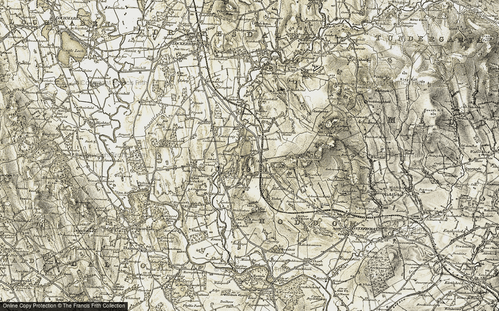 Historic Ordnance Survey Map of Castlemilk, 1901-1904