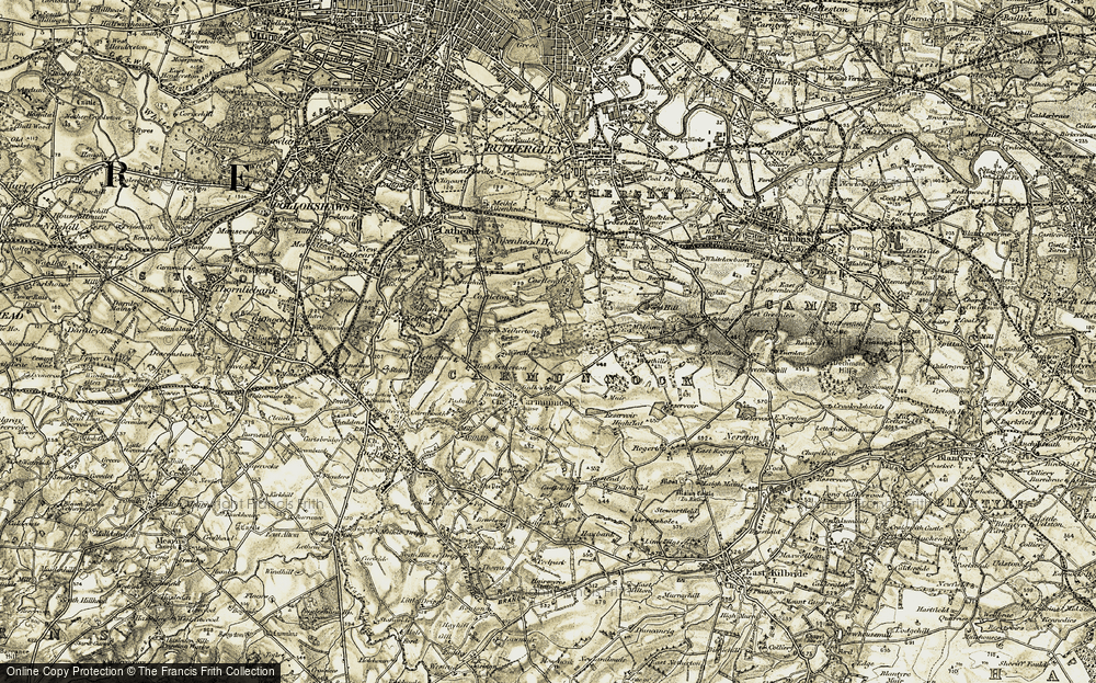 Old Map of Castlemilk, 1904-1905 in 1904-1905
