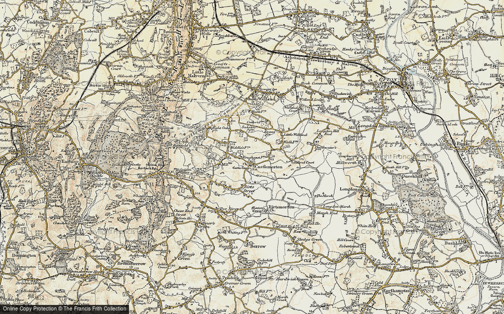 Old Map of Castlemorton, 1899-1901 in 1899-1901