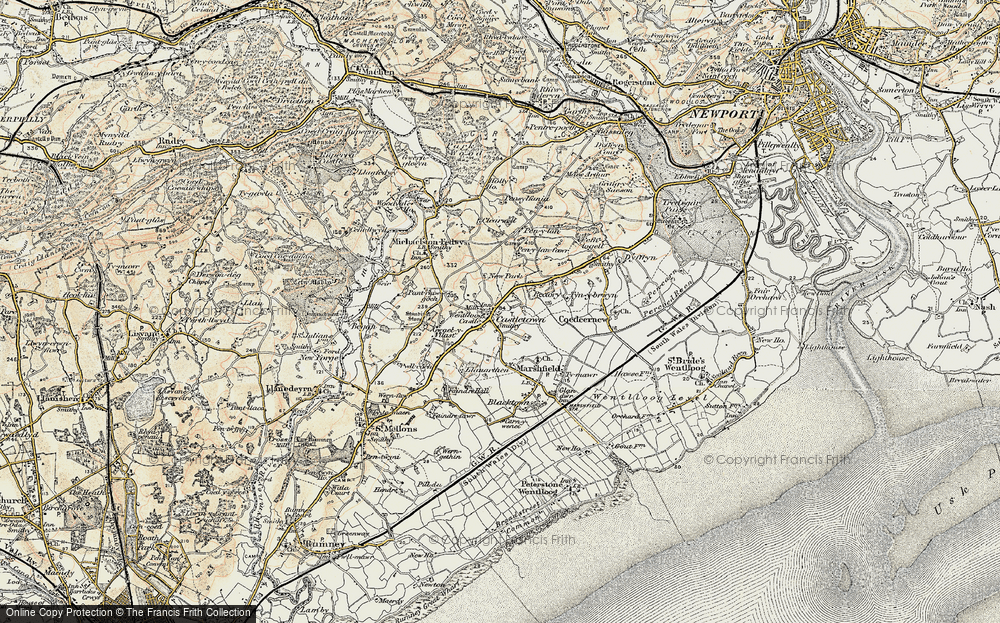 Old Map of Castleton, 1899-1900 in 1899-1900