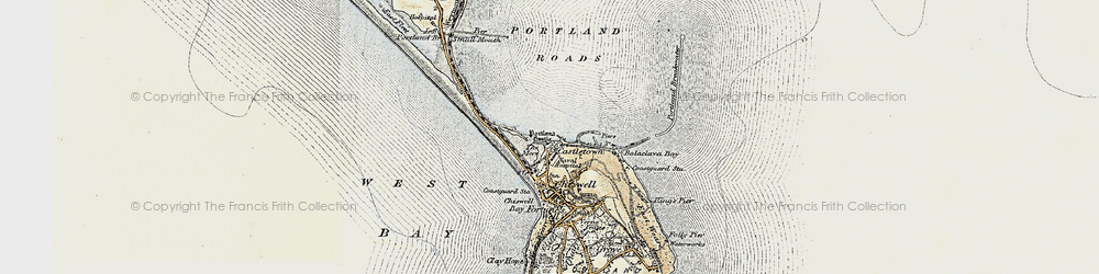 Old map of Balaclava Bay in 1899