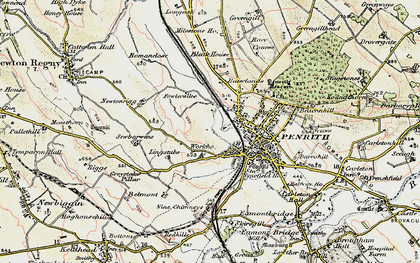 Old map of Bell Mount in 1901-1904
