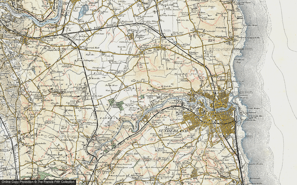 Old Map of Castletown, 1901-1904 in 1901-1904