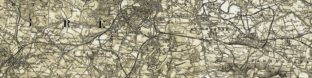 Old map of Cathcart in 1904-1905