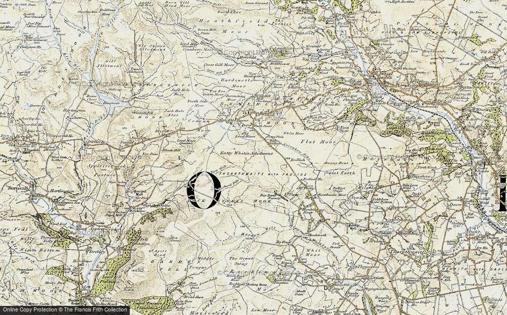 Old Map of Catherine, 1903-1904 in 1903-1904