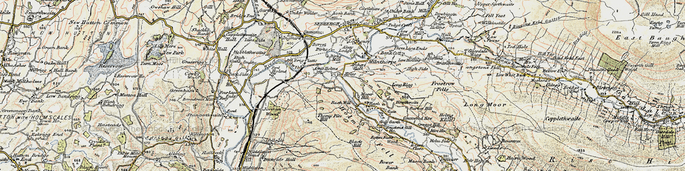 Old map of Catholes in 1903-1904