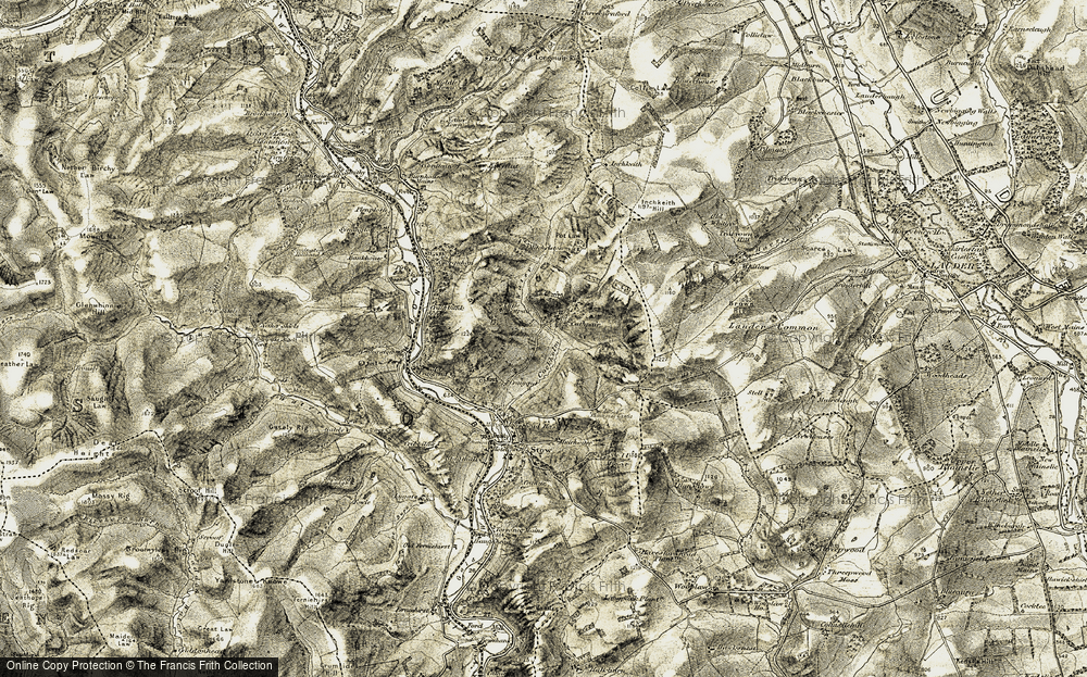 Old Map of Cathpair, 1903-1904 in 1903-1904