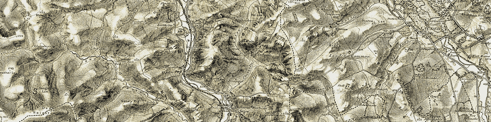 Old map of Cathpair in 1903-1904