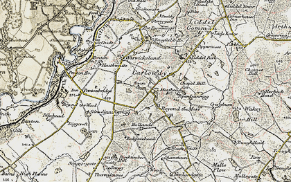 Old map of Liddel Park in 1901-1904