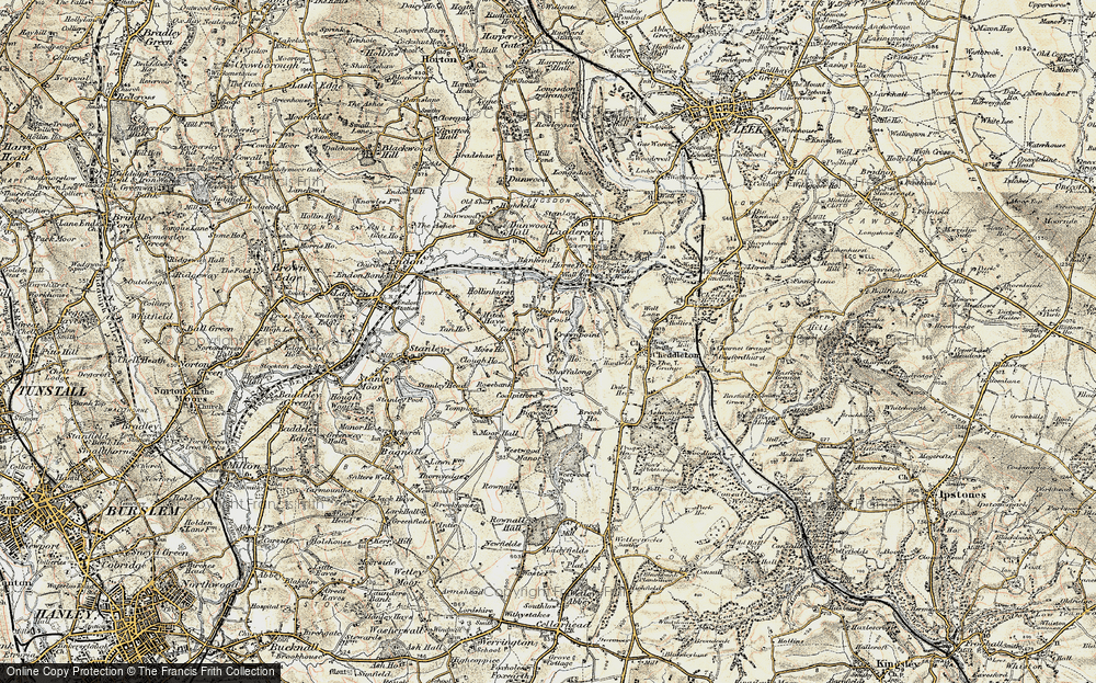 Old Map of Cats Edge, 1902 in 1902