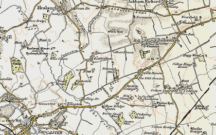 Old map of Bilbrough Whin in 1903