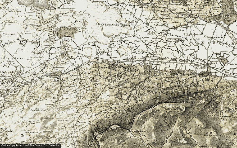 Old Map of Cauldhame, 1904-1907 in 1904-1907