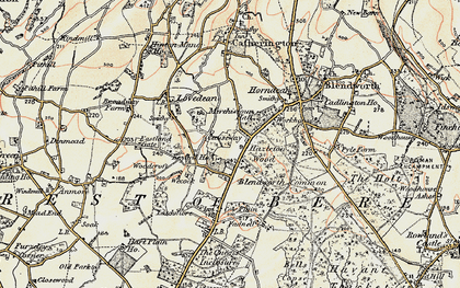 Old map of Causeway in 1897-1899