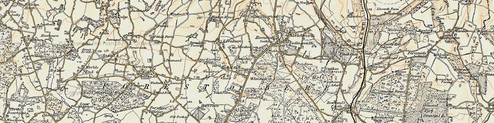 Old map of Causeway in 1897-1899