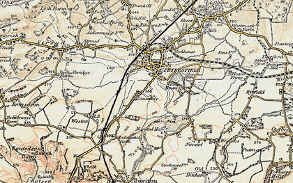 Old map of Causeway in 1897-1900