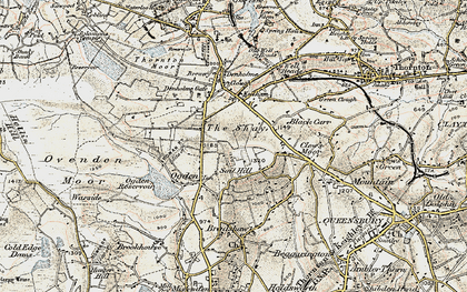 Old map of Causeway Foot in 1903
