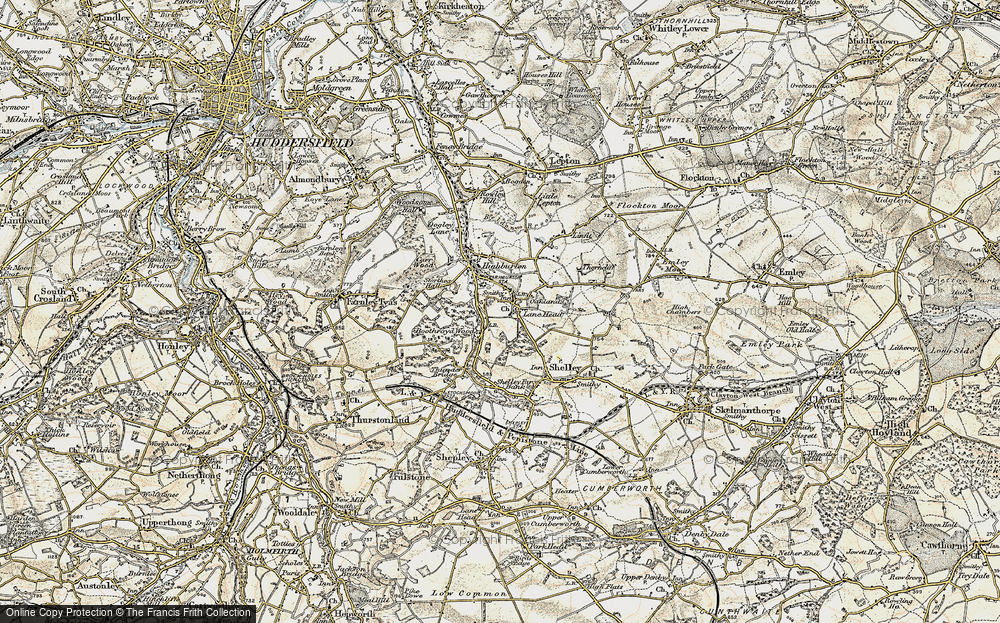 Old Map of Causeway Foot, 1903 in 1903