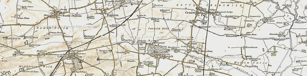 Old map of Cawkeld in 1903