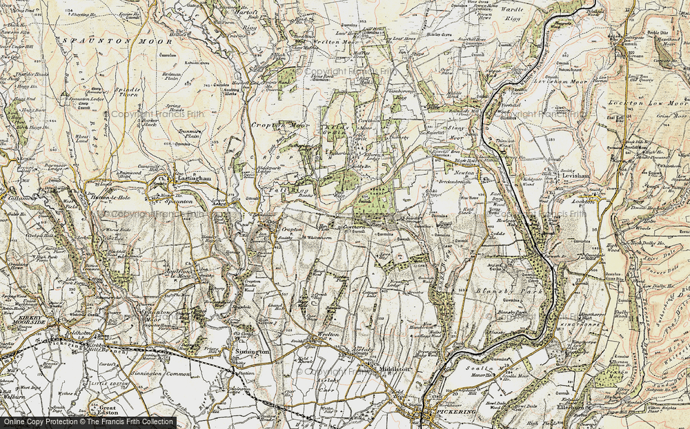 Old Map of Cawthorne, 1903-1904 in 1903-1904