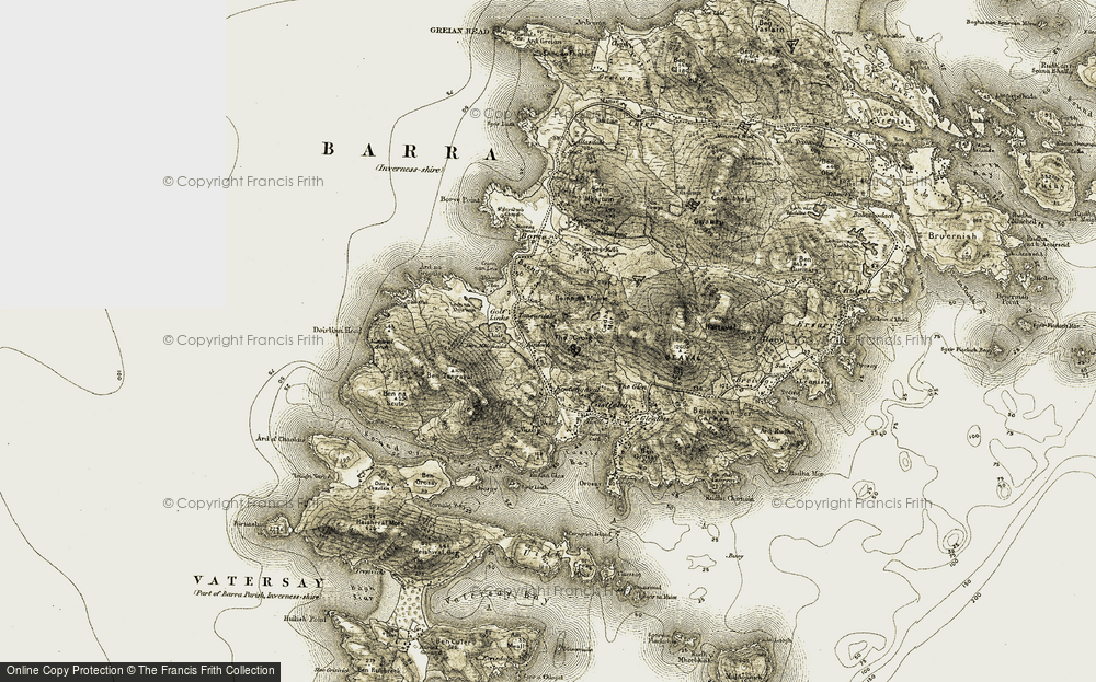 Old Map of Ceann Loch, 1911 in 1911