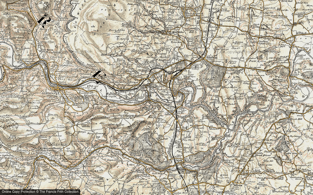Old Map of Cefn-bychan, 1902-1903 in 1902-1903