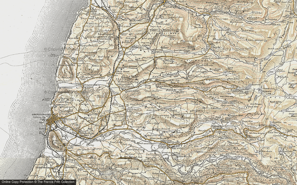 Old Map of Cefn Llwyd, 1901-1903 in 1901-1903