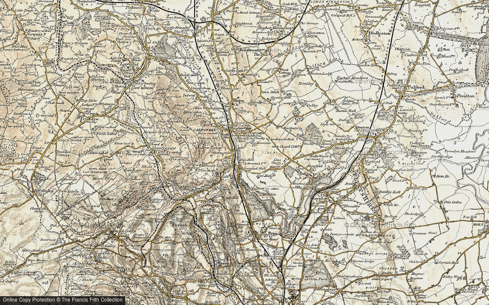 Old Map of Cefn-y-bedd, 1902-1903 in 1902-1903