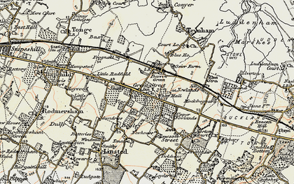 Old map of Cellarhill in 1897-1898