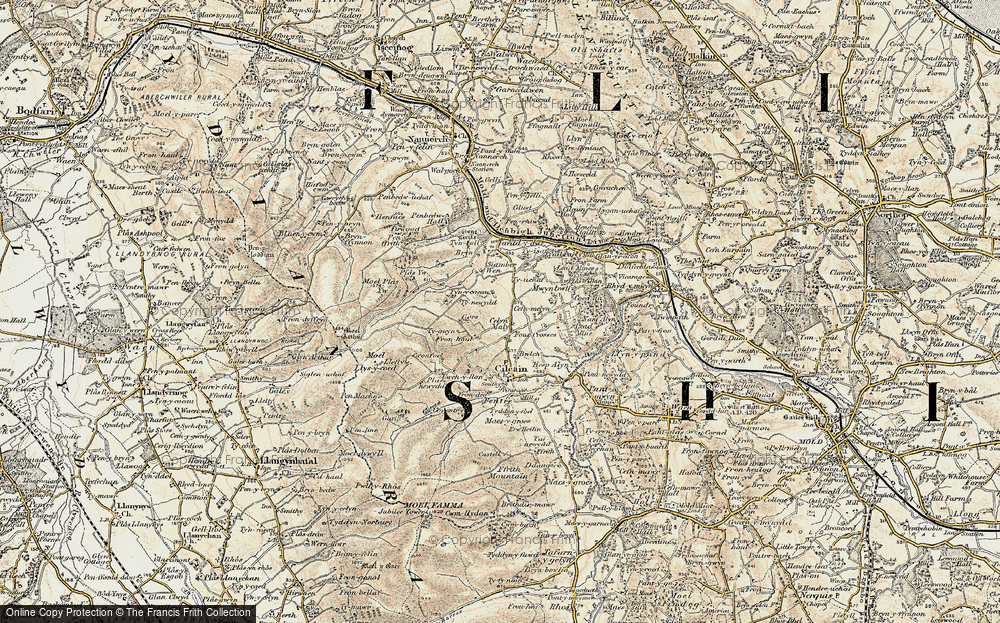 Old Map of Celyn-Mali, 1902-1903 in 1902-1903