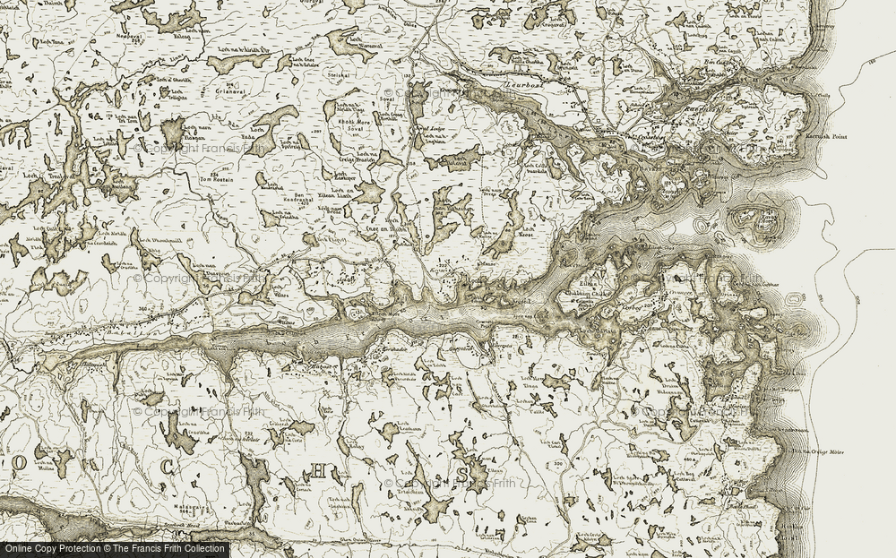 Old Map of Ceòs, 1909-1911 in 1909-1911