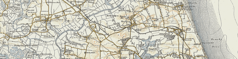 Old map of Cess in 1901-1902