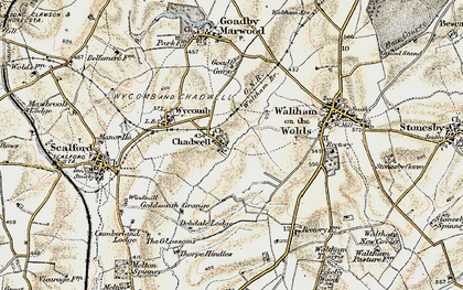 Old map of Chadwell in 1901-1903