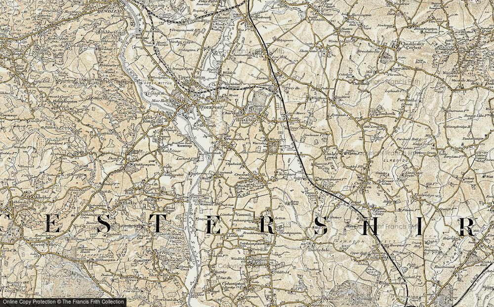 Old Map of Chadwick, 1901-1902 in 1901-1902