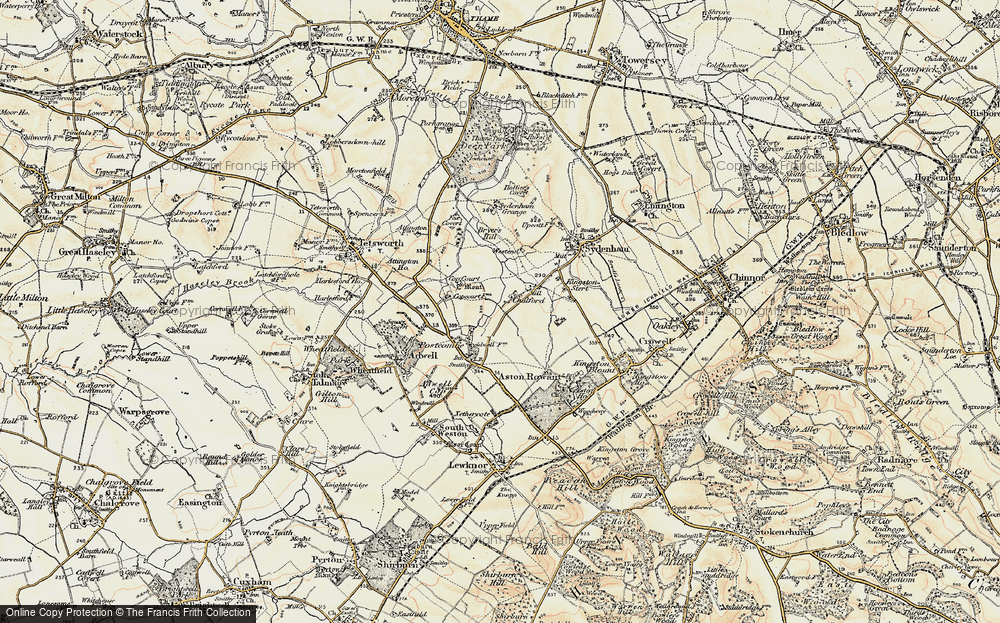 Old Map of Chalford, 1897-1898 in 1897-1898