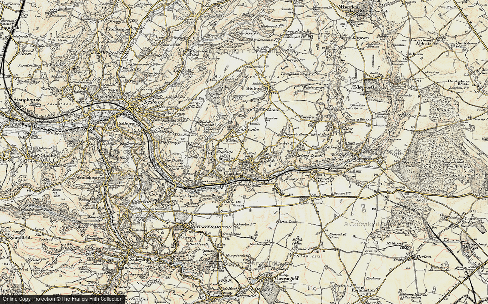 Old Map of Chalford Hill, 1898-1899 in 1898-1899
