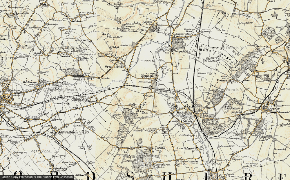 Old Map of Chalton, 1898-1901 in 1898-1901