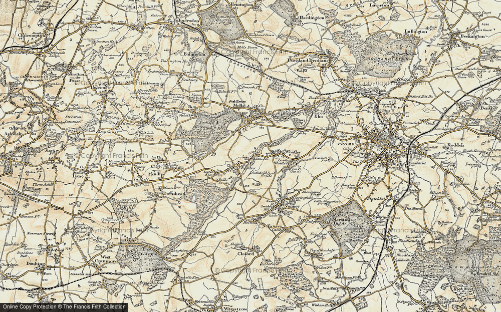 Old Map of Chantry, 1898-1899 in 1898-1899
