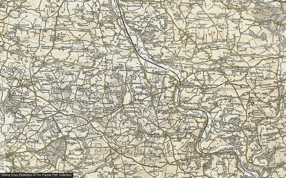 Old Map of Chantry, 1899-1900 in 1899-1900