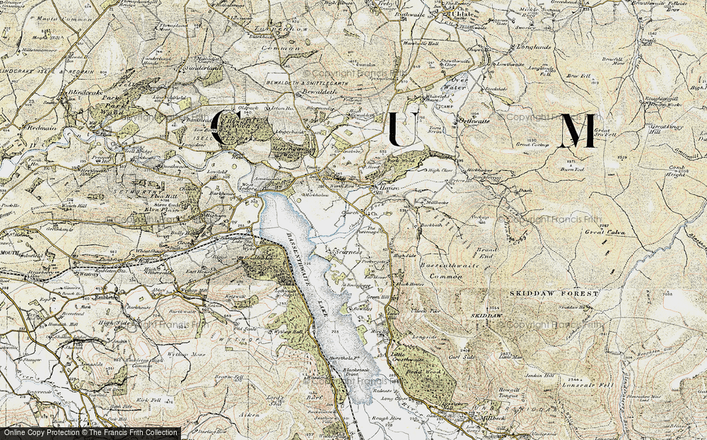 Old Map of Chapel, 1901-1904 in 1901-1904