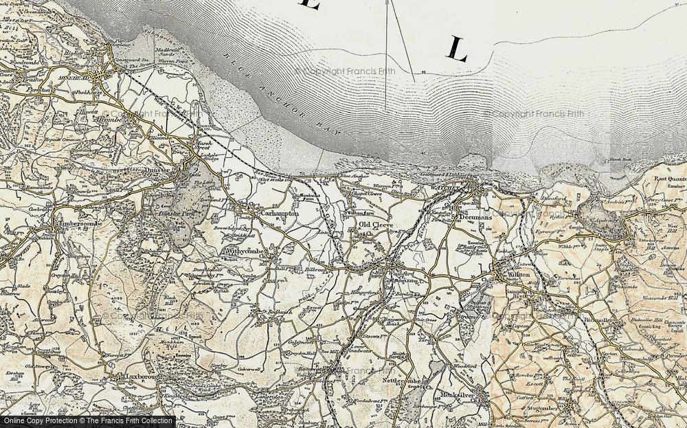 Old Map of Chapel Cleeve, 1898-1900 in 1898-1900