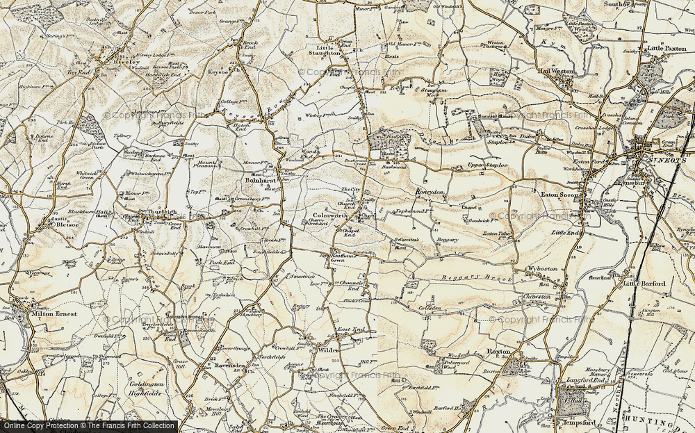 Old Map of Chapel End, 1898-1901 in 1898-1901