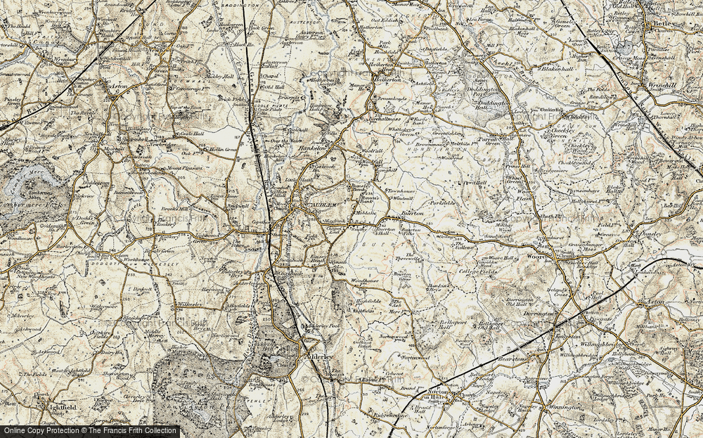 Old Map of Chapel End, 1902 in 1902