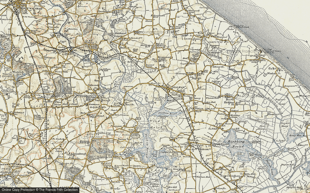 Old Map of Chapel Field, 1901-1902 in 1901-1902