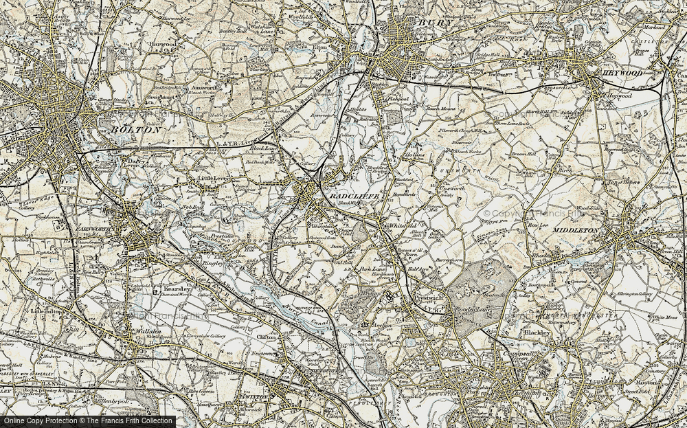Old Map of Chapel Field, 1903 in 1903