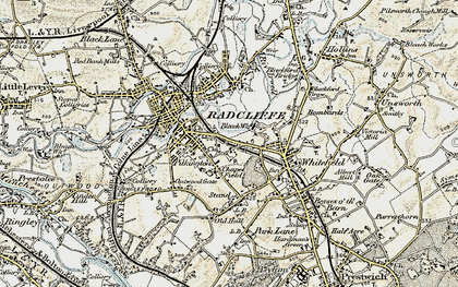 Old map of Chapel Field in 1903