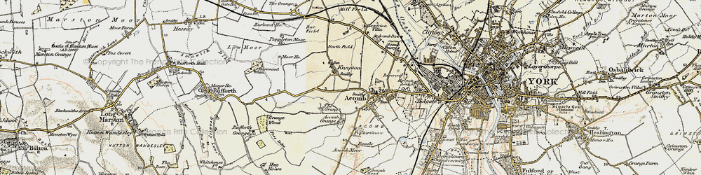 Old map of Chapel Fields in 1903
