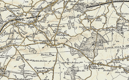 Old map of Chapel Plaister in 1899